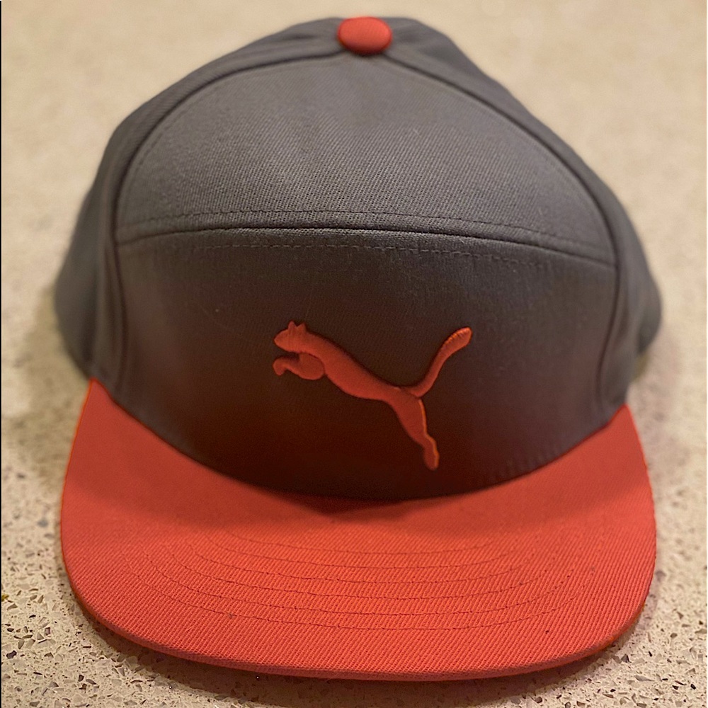Puma Orange & Grey Hat